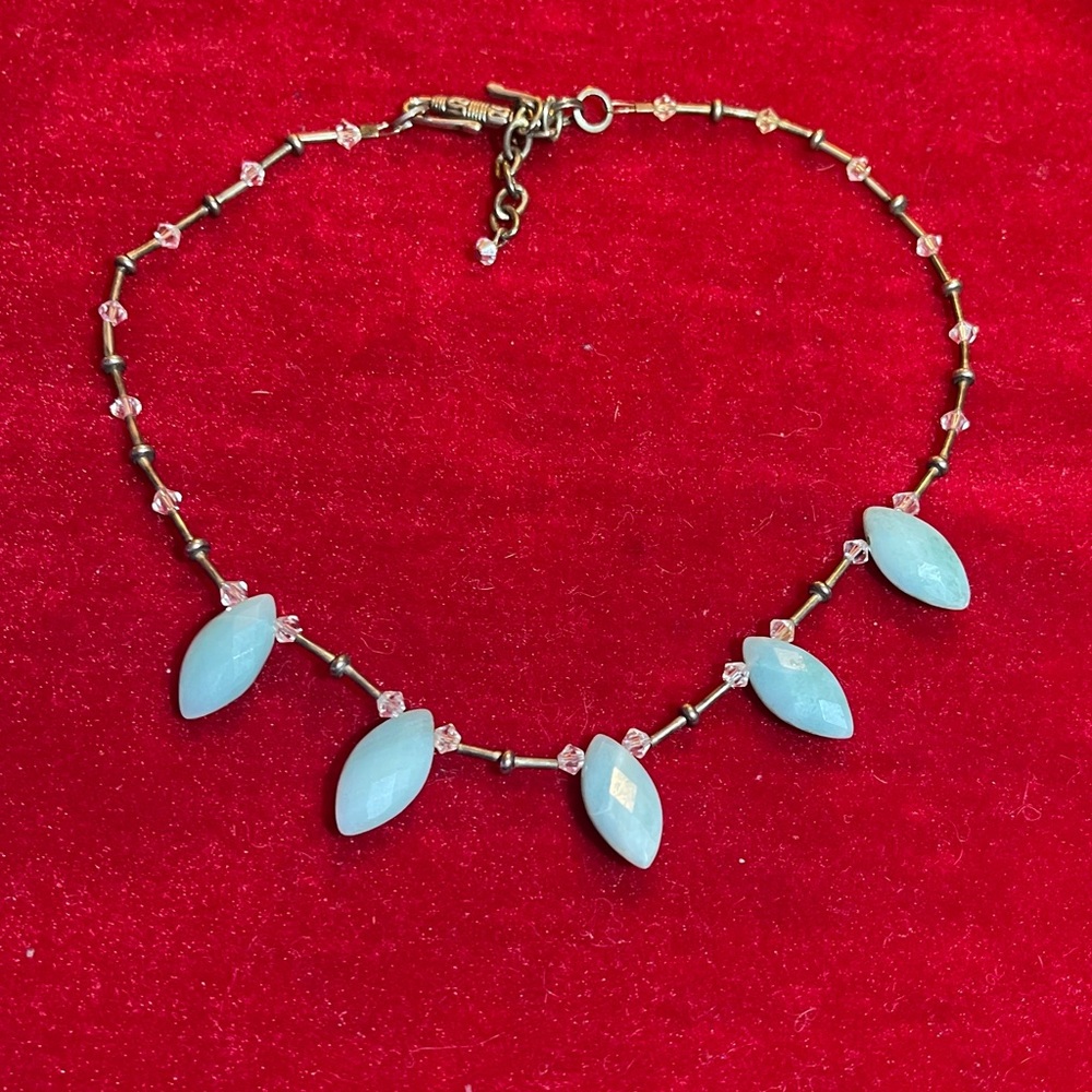 Vintage Turquoise Choker - 16”